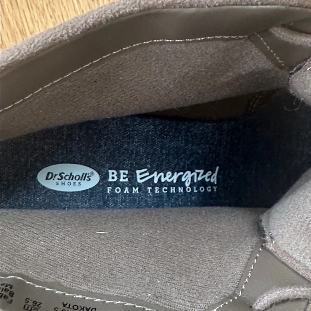 Dr. Scholl's Brown Lace Up Boots. Man made material-suede like - Picture 6 of 6